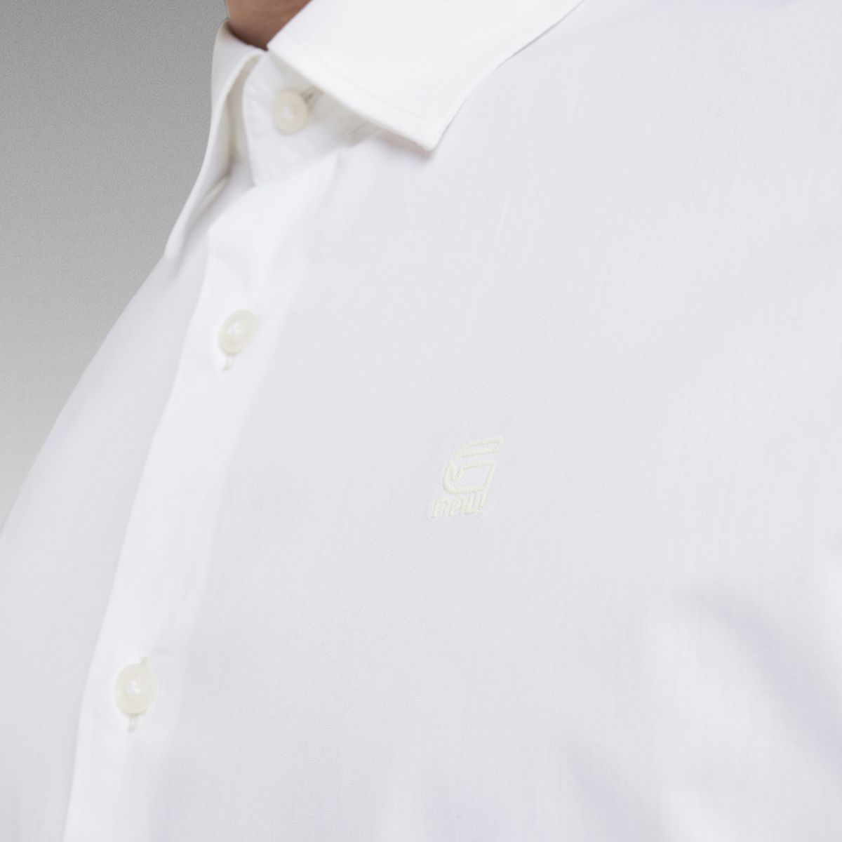 CAMICIE Uomo G-STAR D17026-C271 SLIM SHIRT 110 WHITE