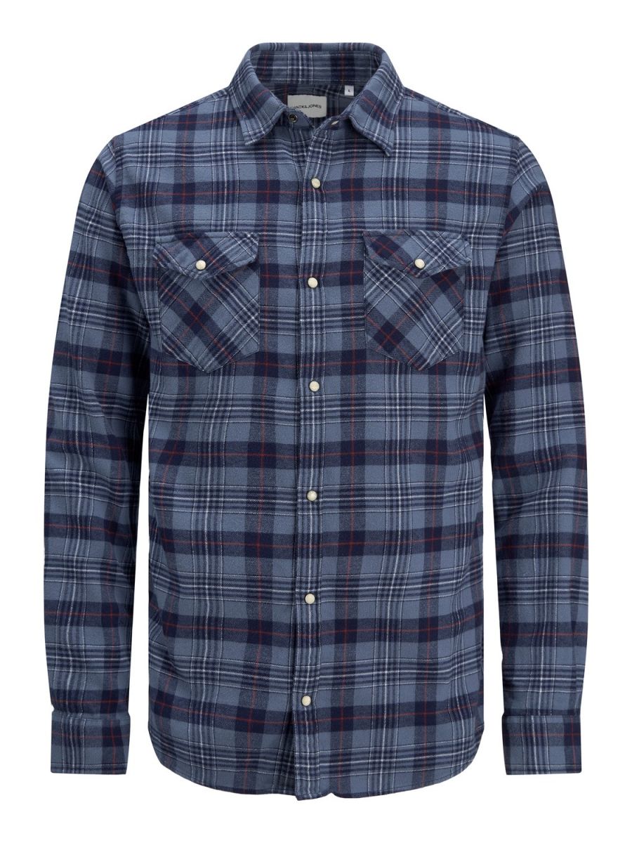 CAMICIE Uomo JACK&JONES 12213402 SHERIDAN VINTAGE INDIGO