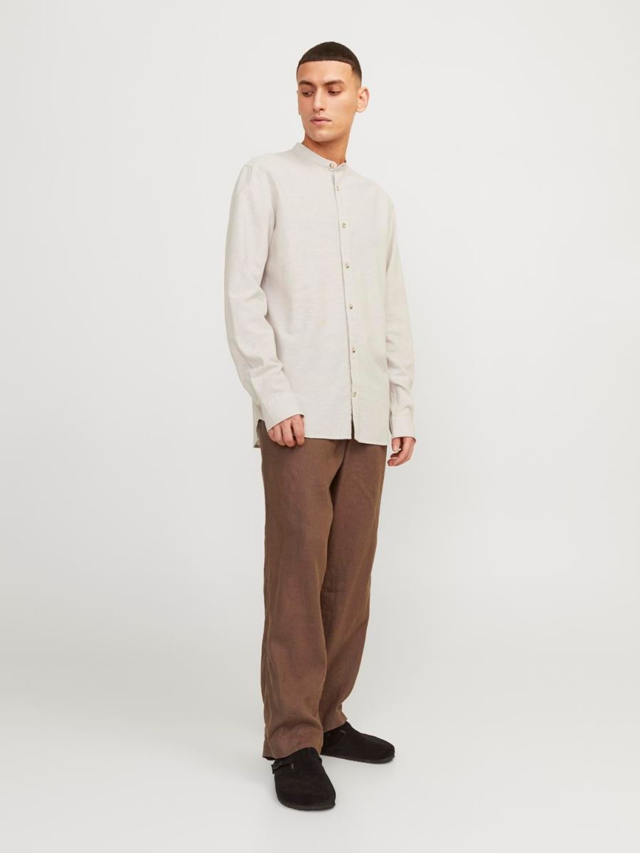 CAMICIE Uomo JACK&JONES 12248385 SUMMER BAND CROCKERY