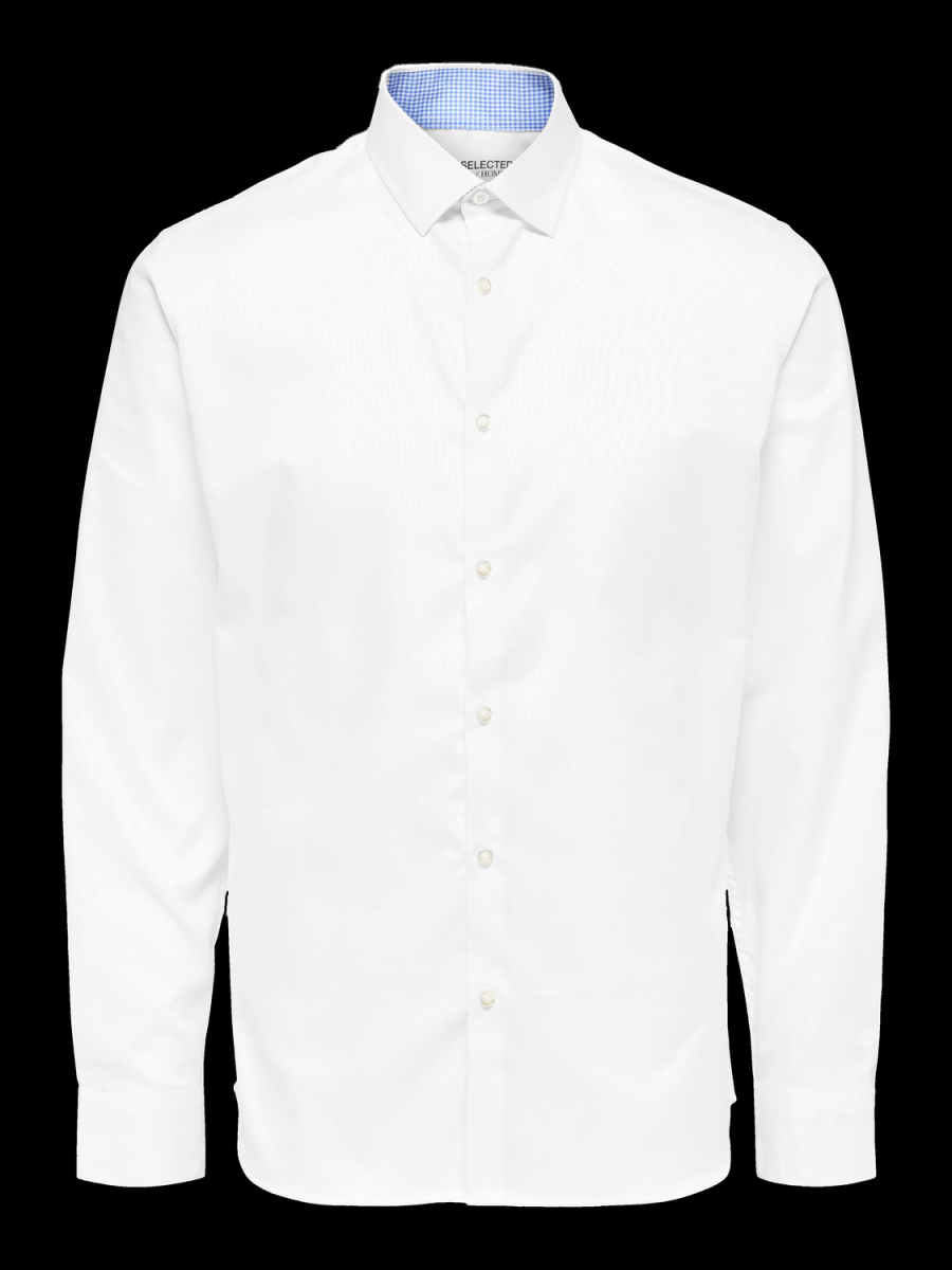 CAMICIE Uomo SELECTED 16058640 NEW MARK BRIGHT WHITE