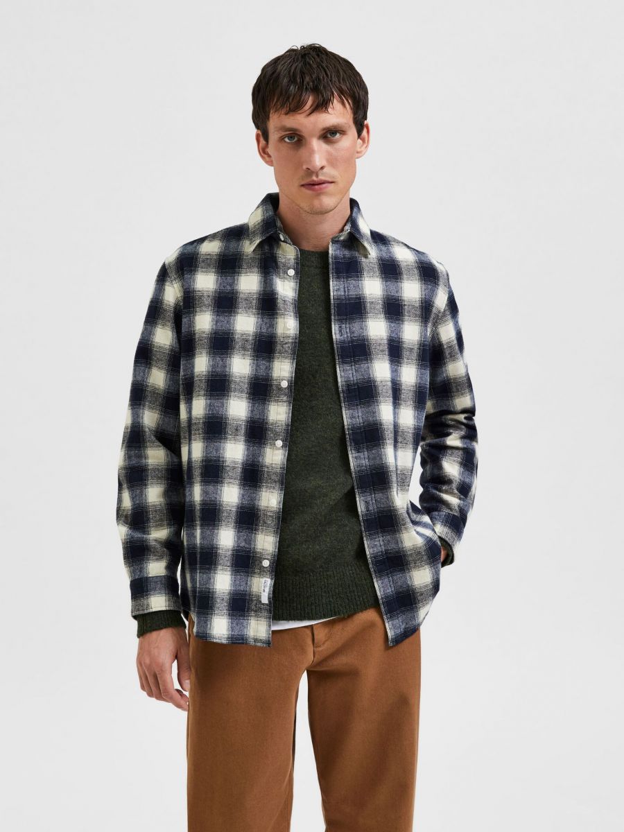 CAMICIE Uomo SELECTED 16086523 SLHREGBALDO SKY CAPTAIN