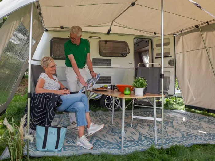 Campooz Travelling parete laterale con finestra - nera