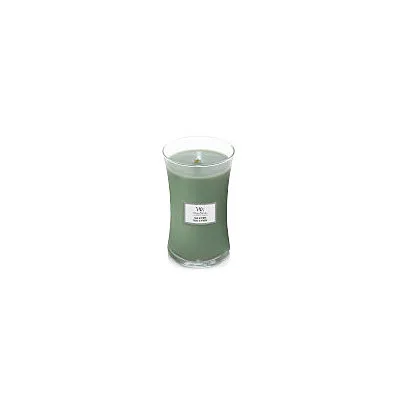 Candela ecologica WoodWick colore Verde