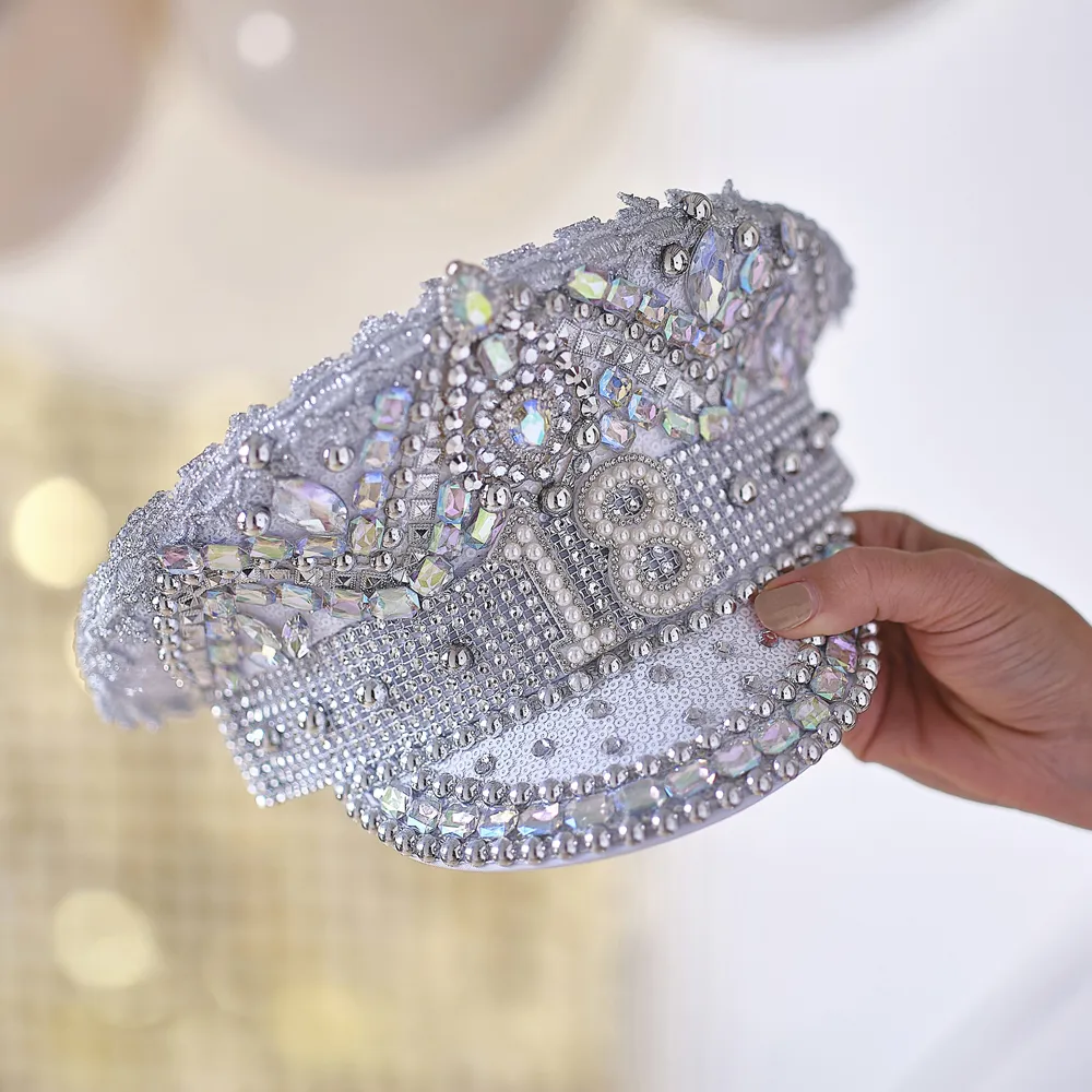 Cappellino Argento Lucido 18° compleanno