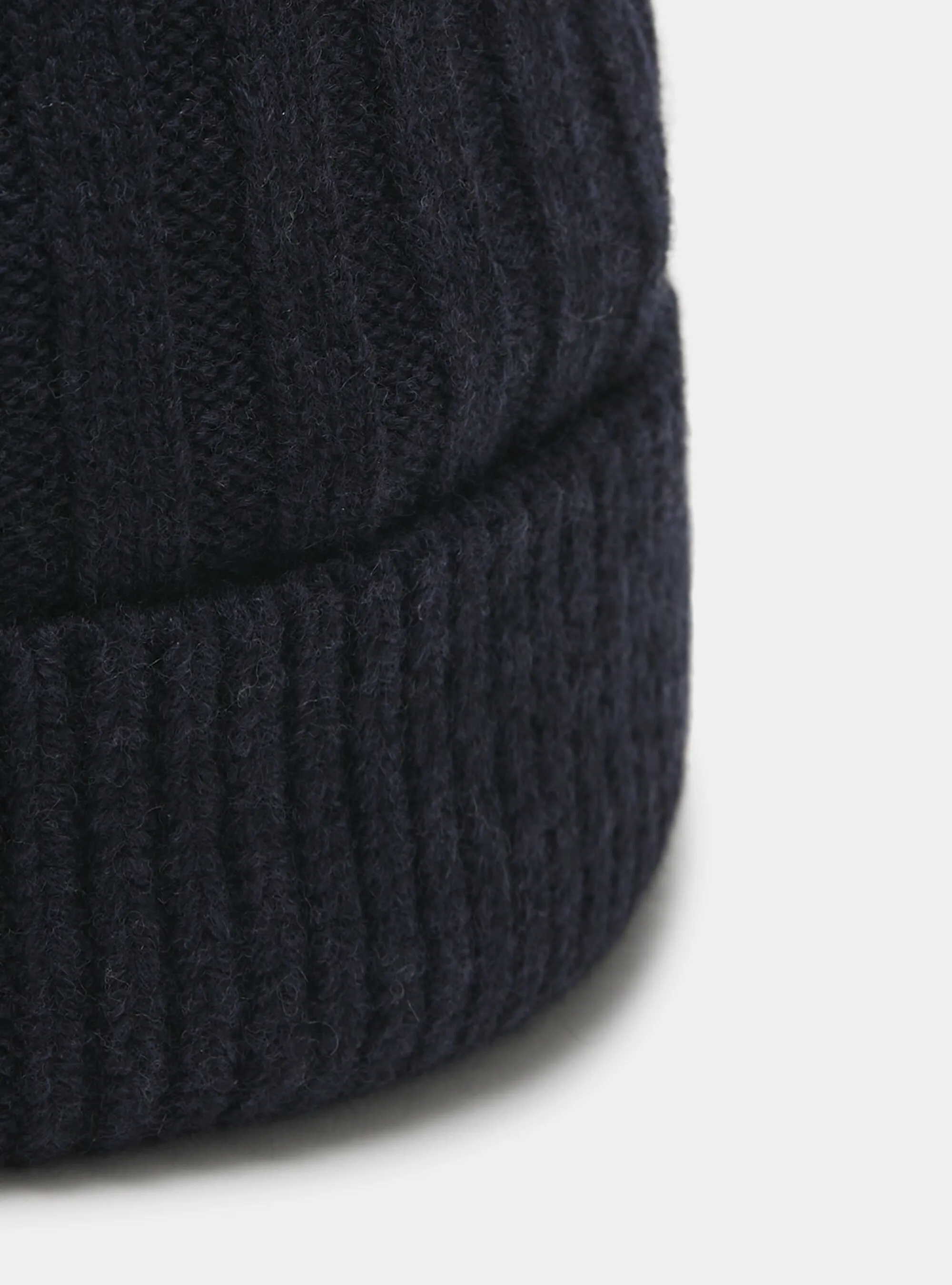 Cappello a costa inglese in misto cashmere