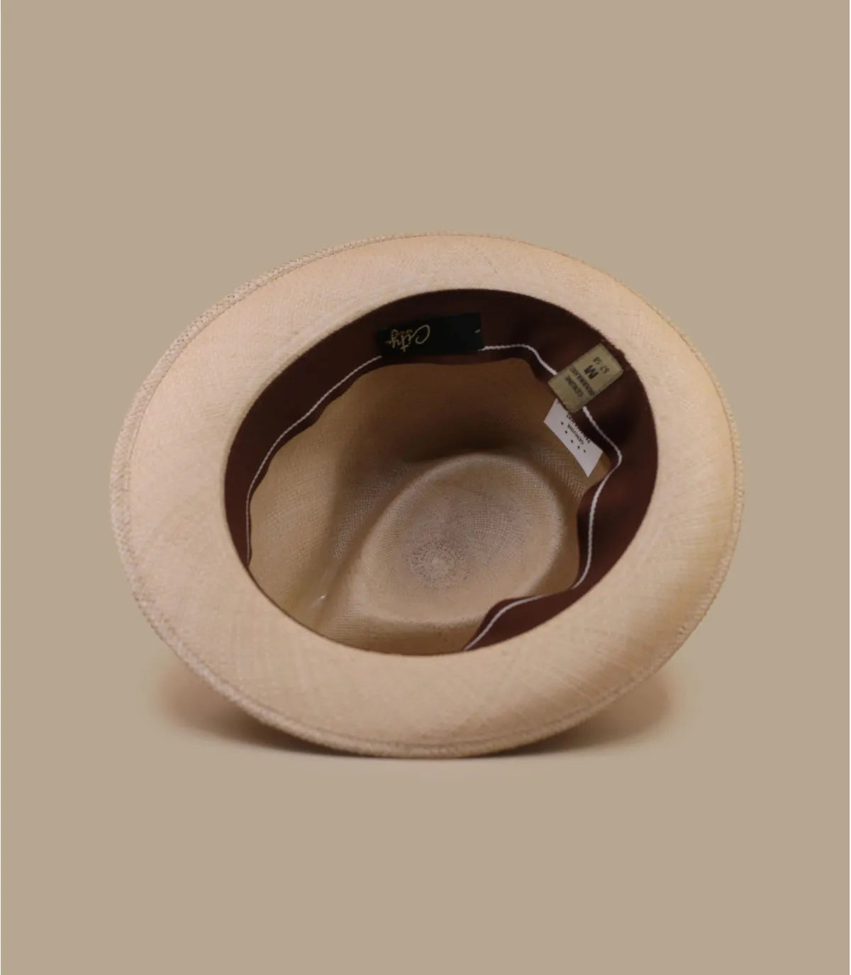 Cappello panama in pagliaPanama Trilby stone     
