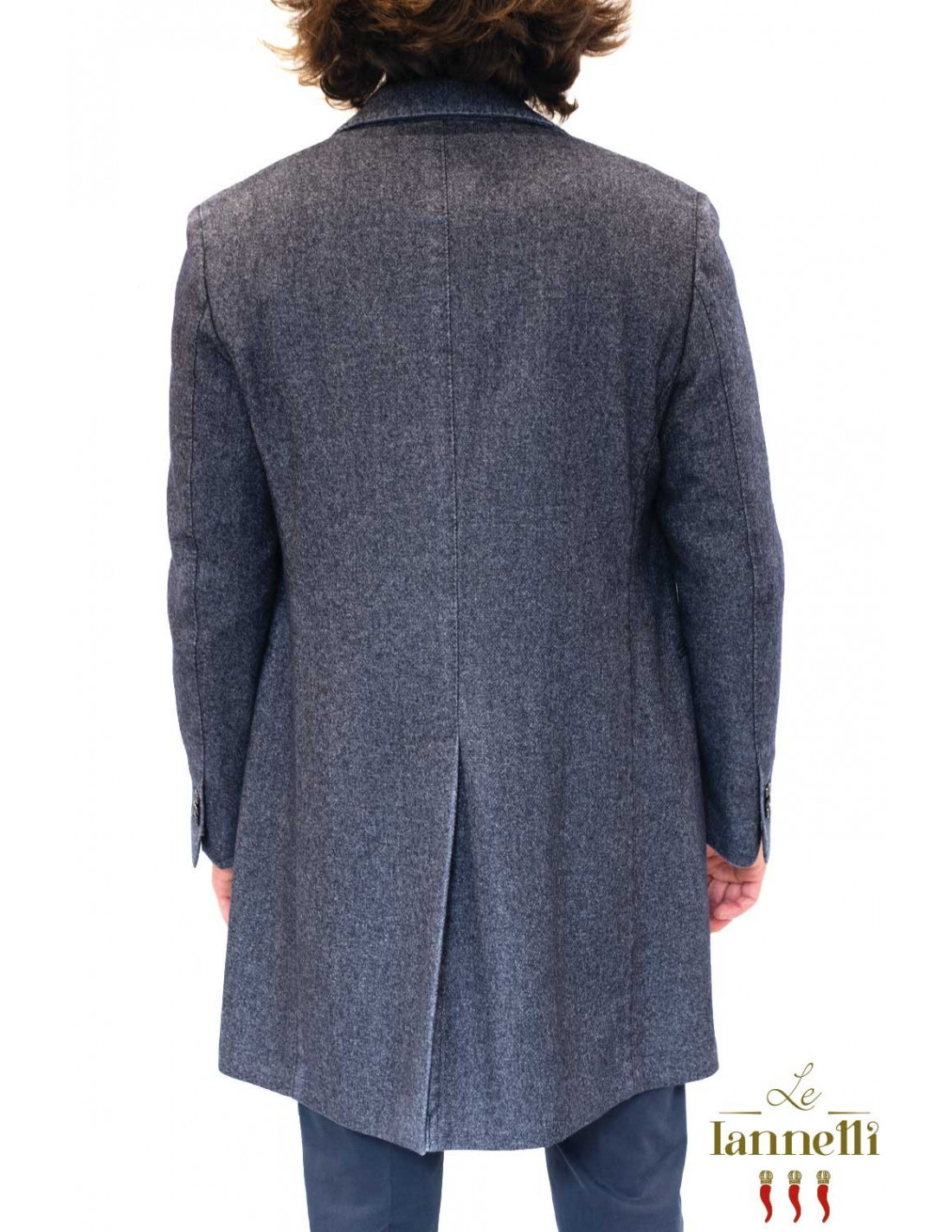 Cappotto Lardini Blu Jeans
