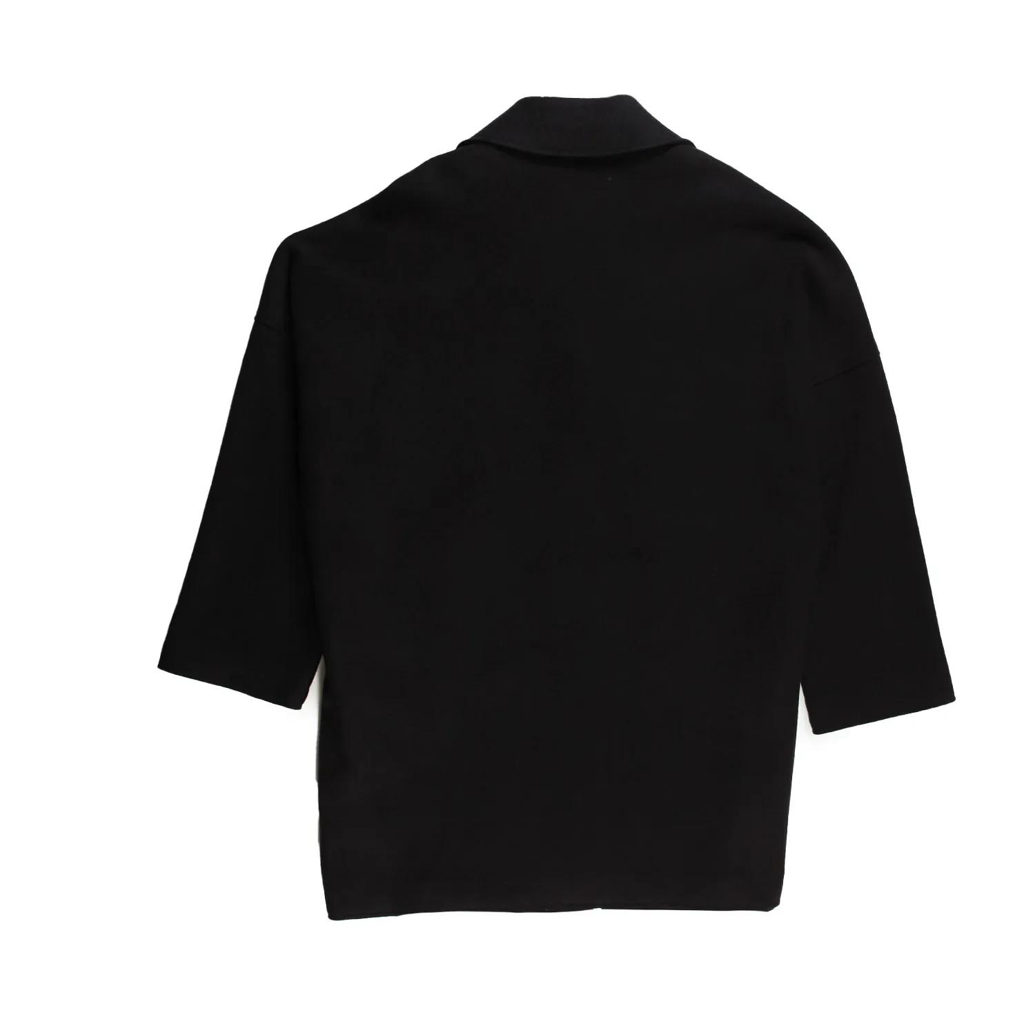 Cappotto Mm6 Nero Bambina E Ragazza