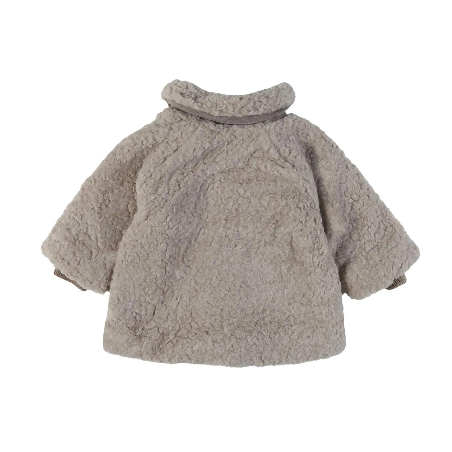 Cappotto Teddy Nuna Tortora Bimbo E Bimba