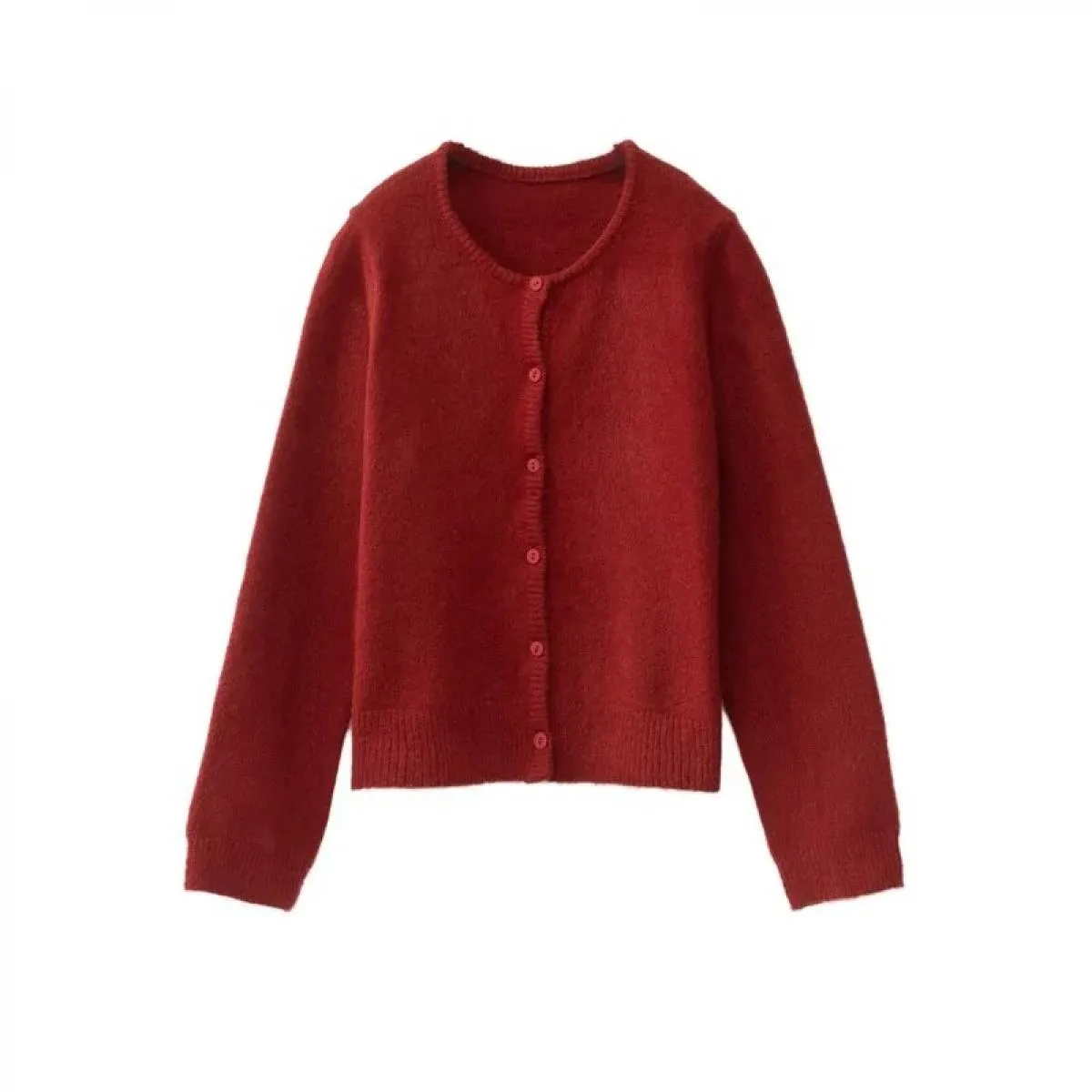 Cardigan Cappotto lavorato a maglia Donna Primavera Inverno Outfit Nuova giacca retrò a maniche lunghe in maglia Giacca esterna