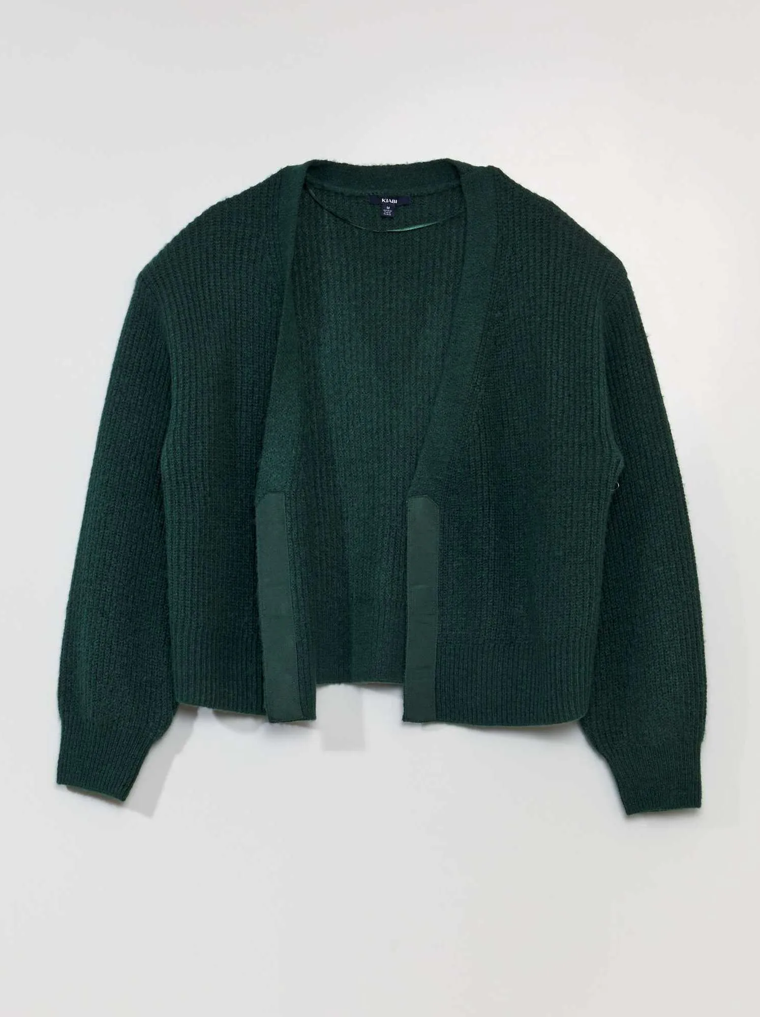 Cardigan in maglia con apertura magnetizzata - So Easy - Verde