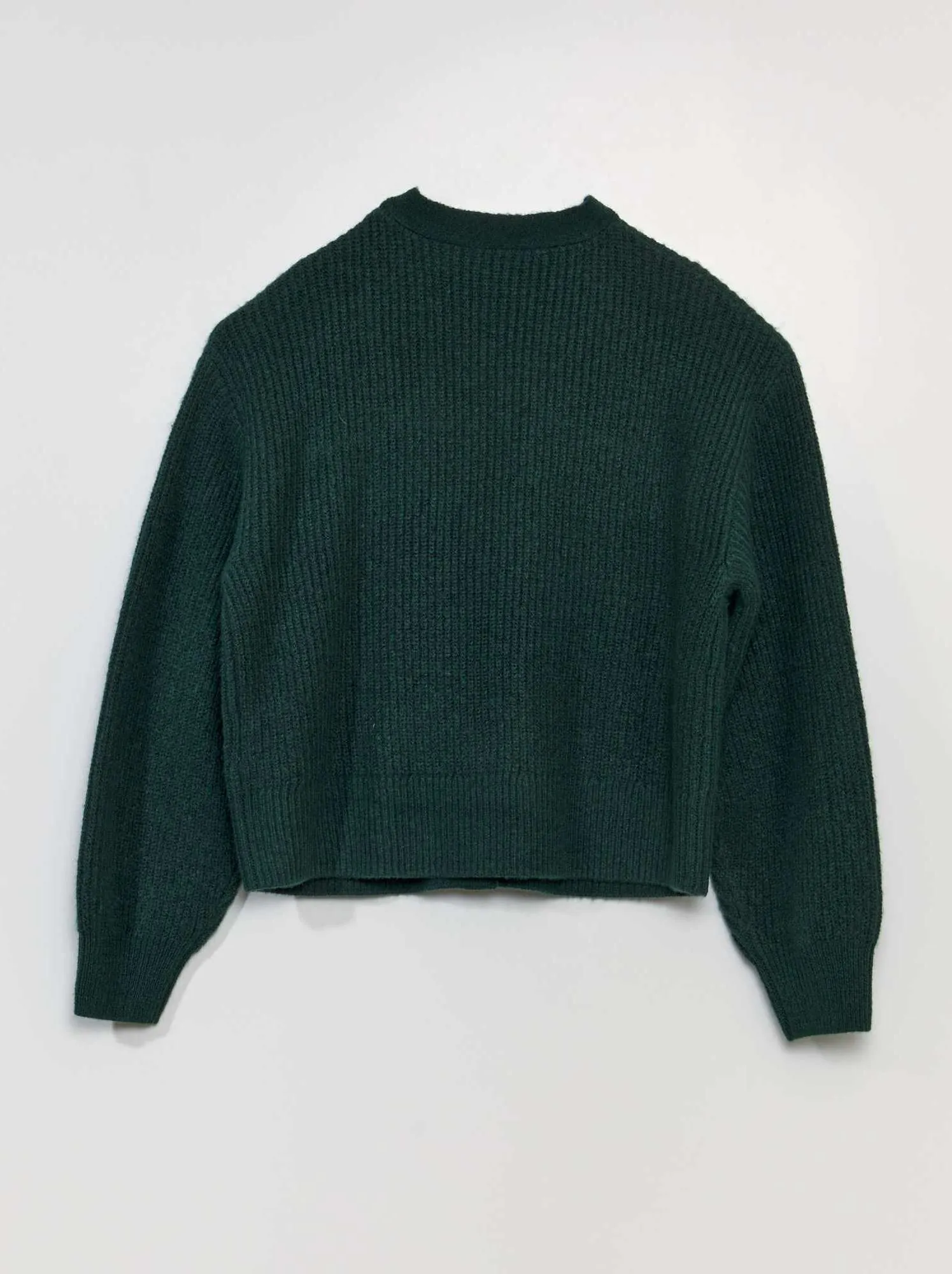 Cardigan in maglia con apertura magnetizzata - So Easy - Verde