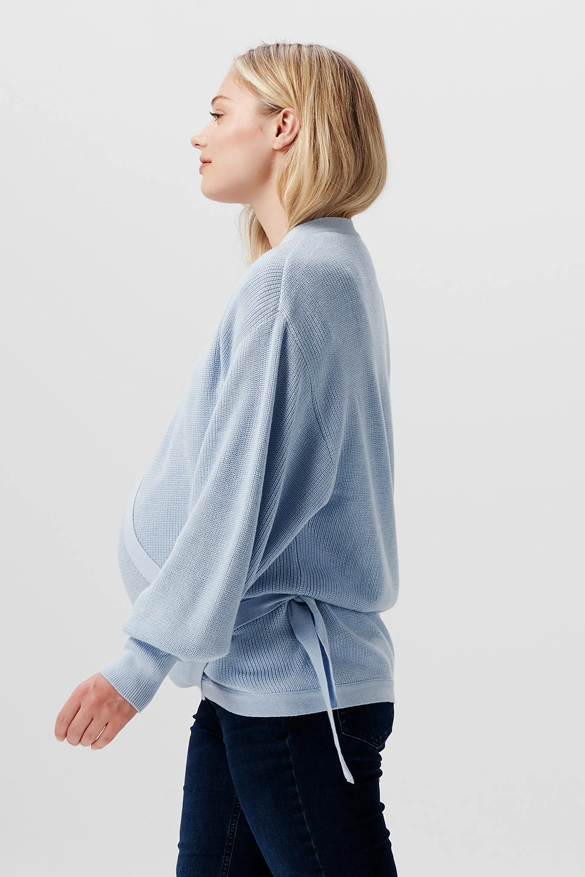 Cardigan in maglia incrociato