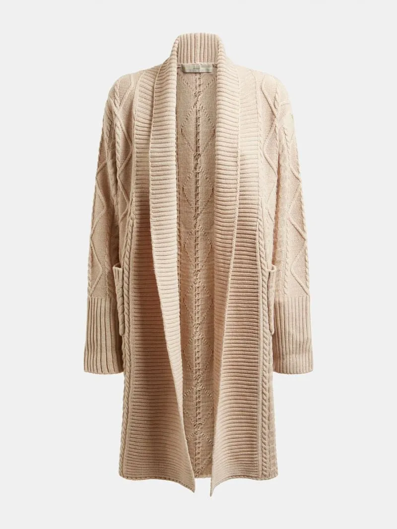 Cardigan misto lana guess