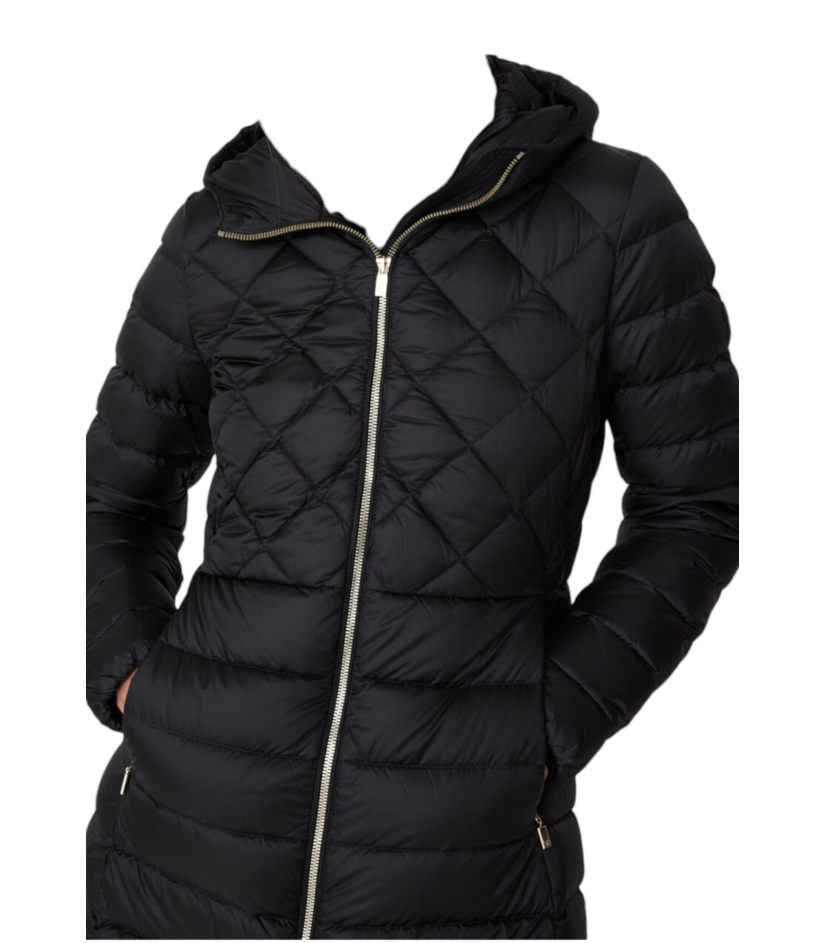 Ciesse Piumini Donna Piumino Lungo Con Cappuccio Imbottitura 800 Fill Power Nitak 2.2
