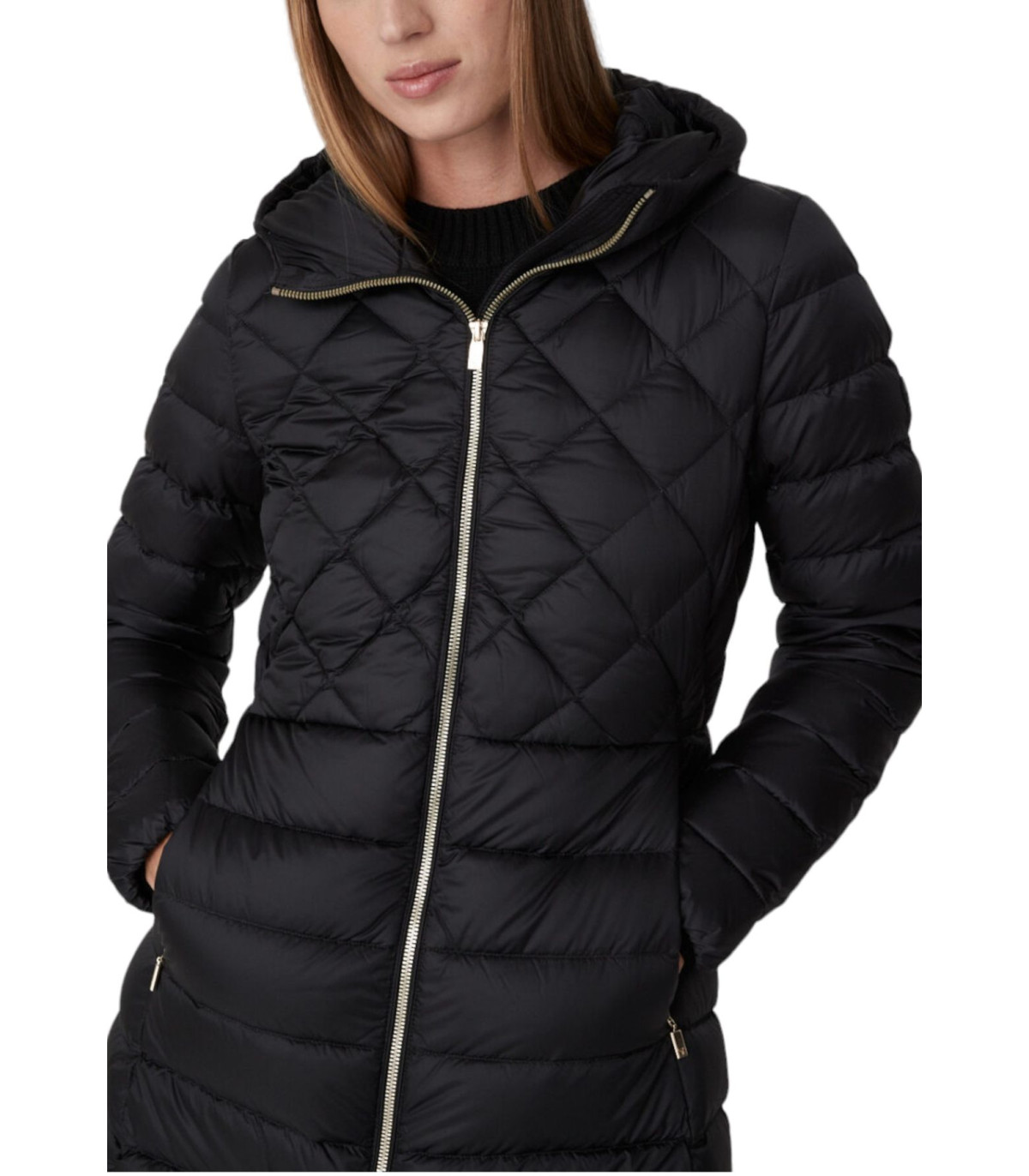 Ciesse Piumini Donna Piumino Lungo Con Cappuccio Imbottitura 800 Fill Power Nitak 2.2