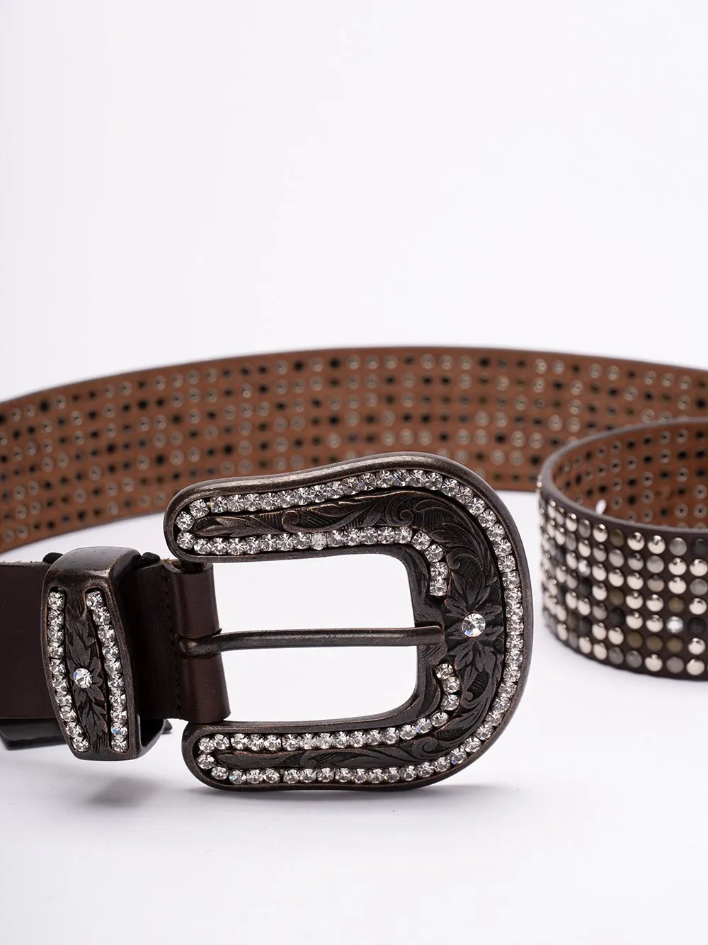 CINTURA BORCHIE E STRASS