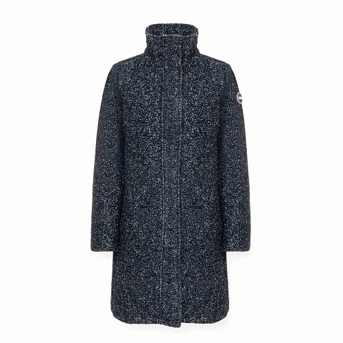 Colmar Originals cappotto in panno donna damier colore blu