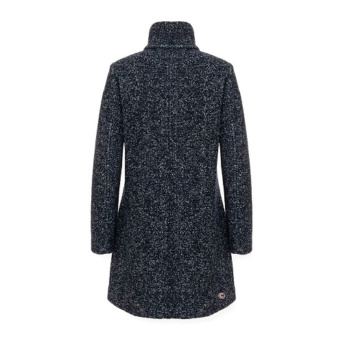 Colmar Originals cappotto in panno donna damier colore blu