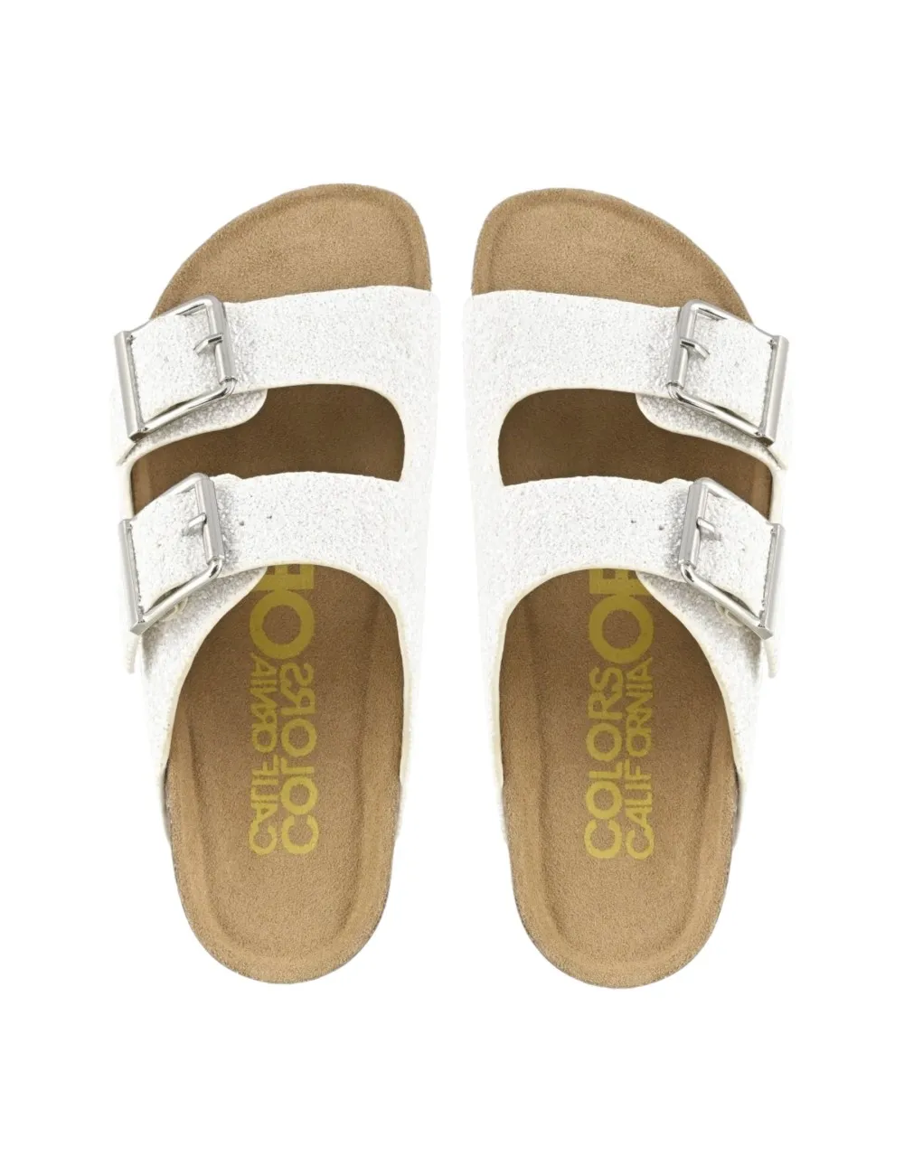 Colors of California sandali glitter banchi con fibbie