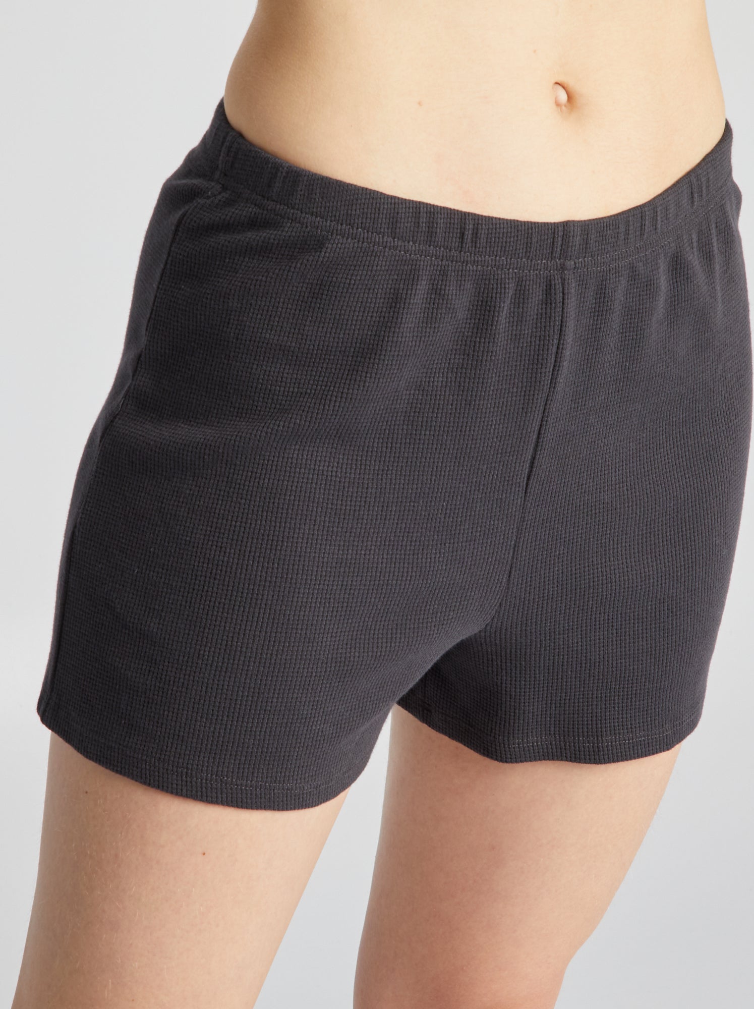 Completo pigiama canotta e shorts - NERO