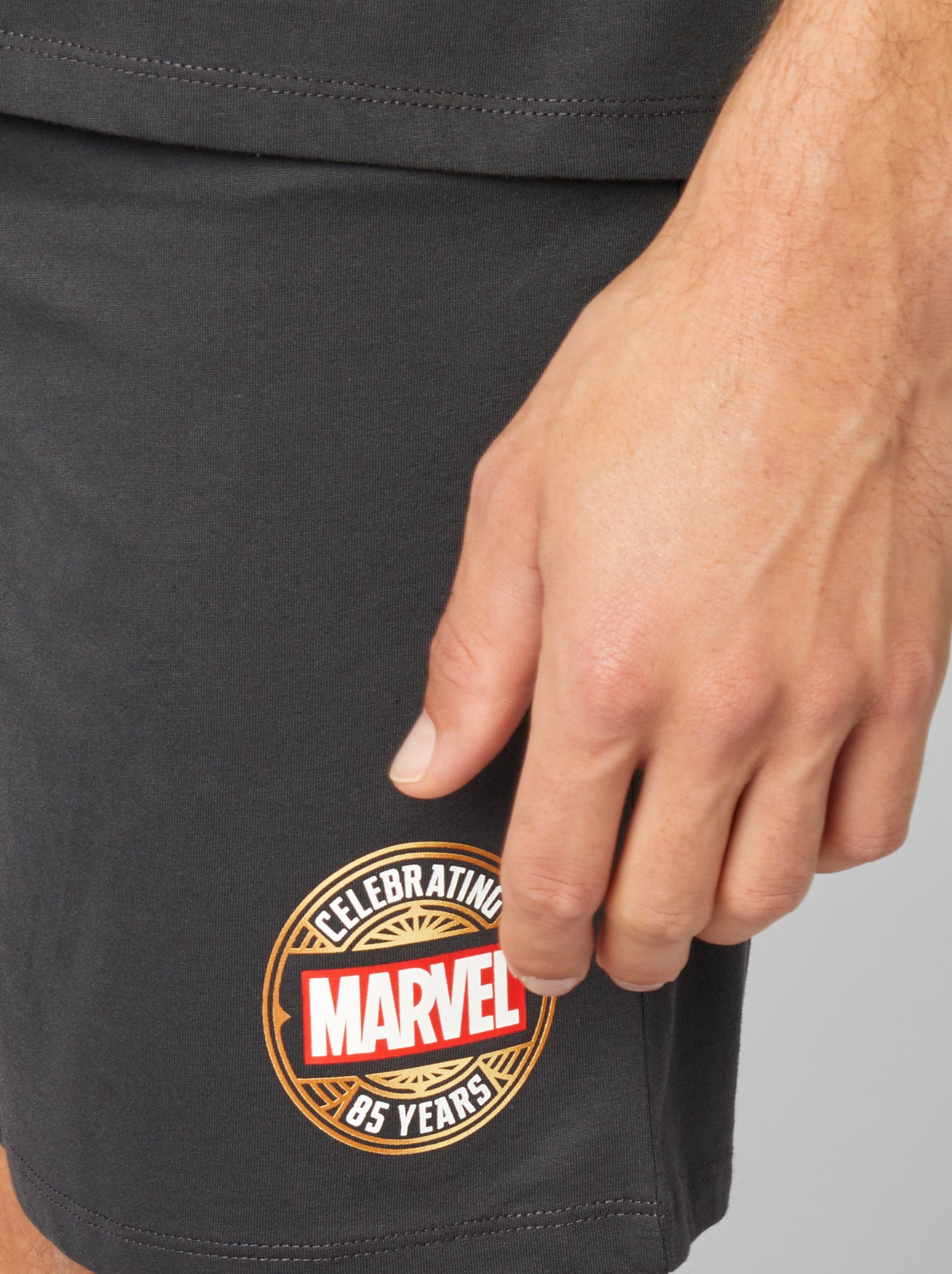 Completo pigiama corto 'Marvel' 'Captain America' - 2 pezzi - NERO