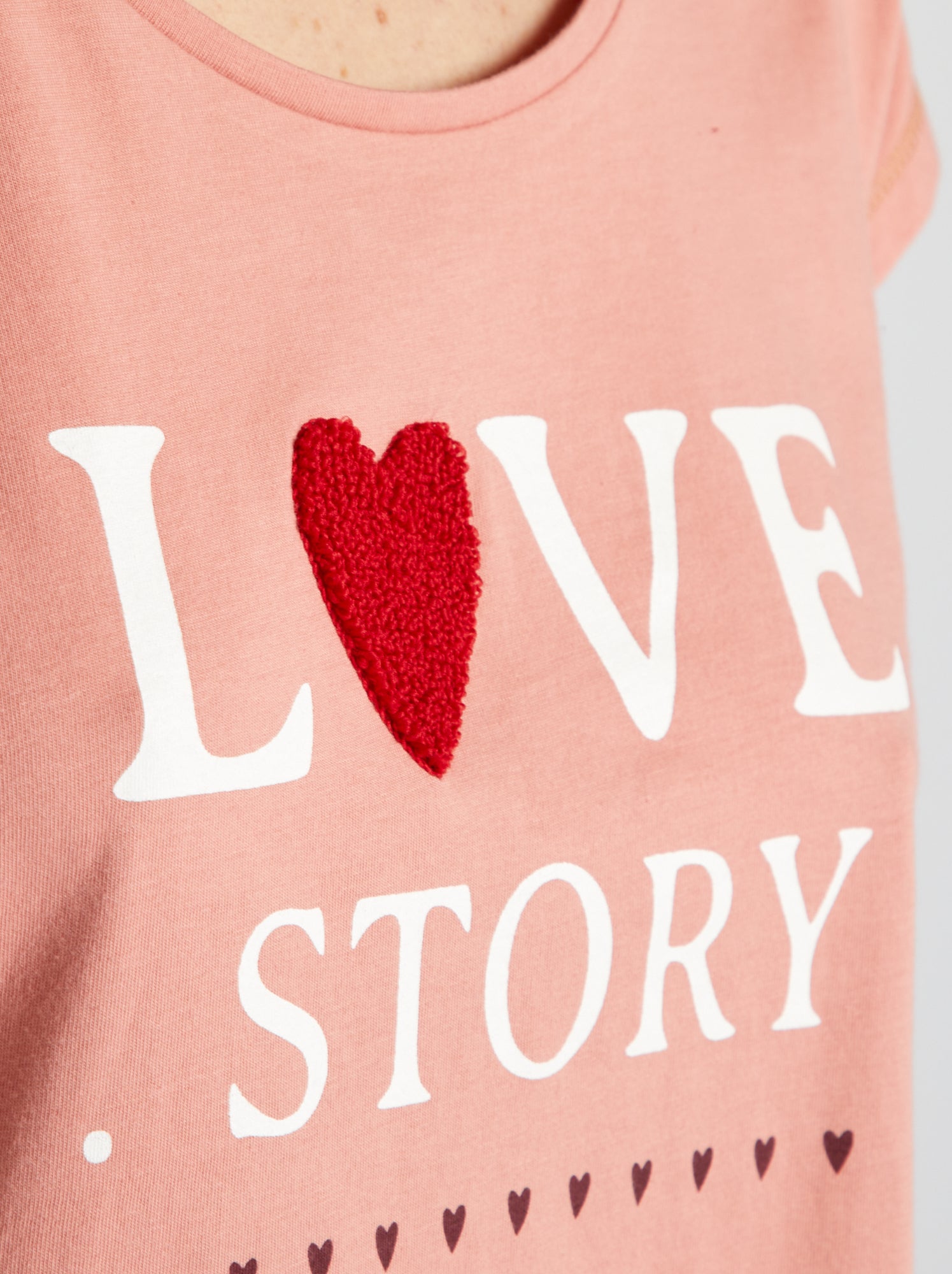 Completo pigiama Love - 2 pezzi - ROSA