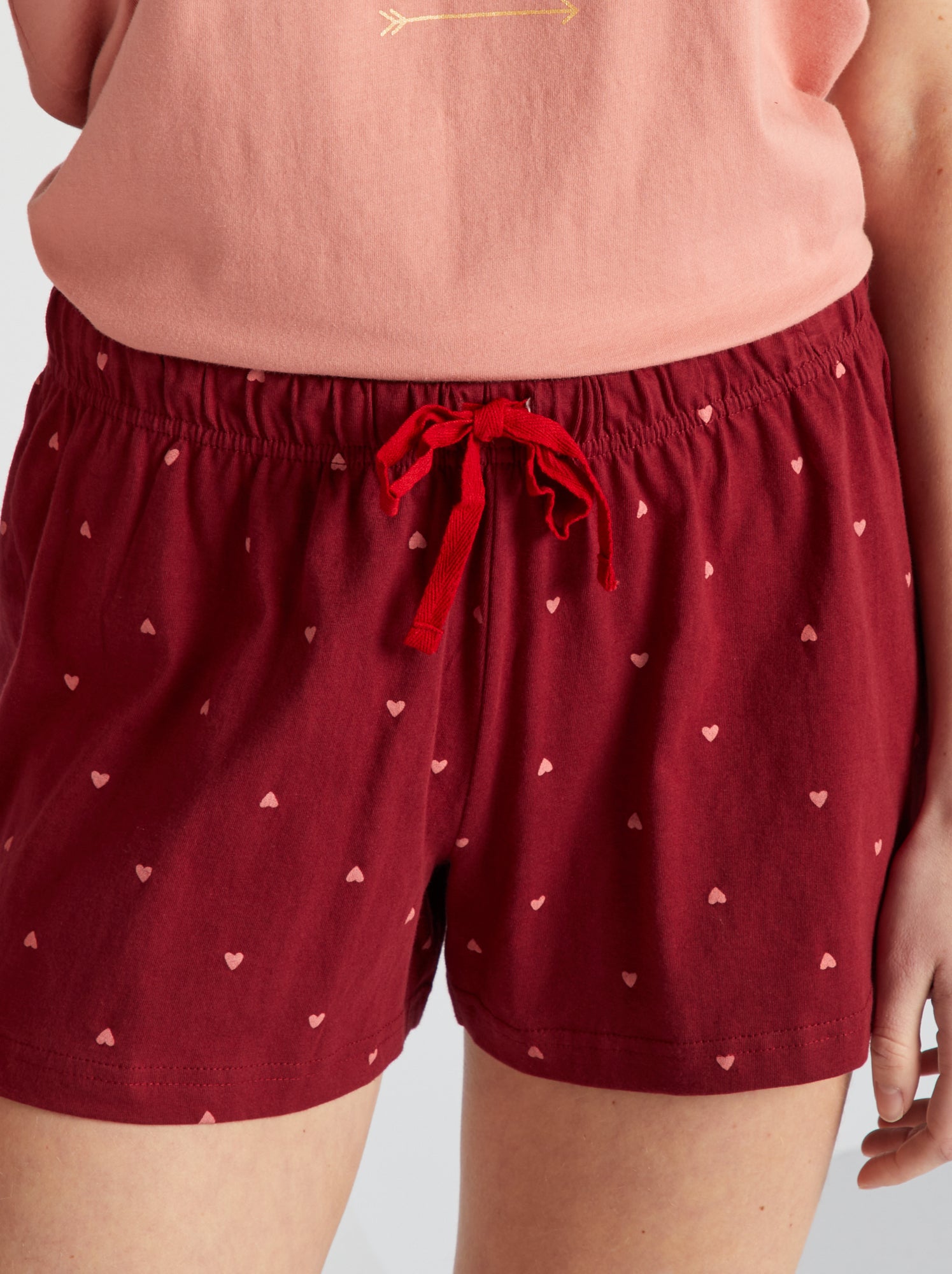 Completo pigiama Love - 2 pezzi - ROSA