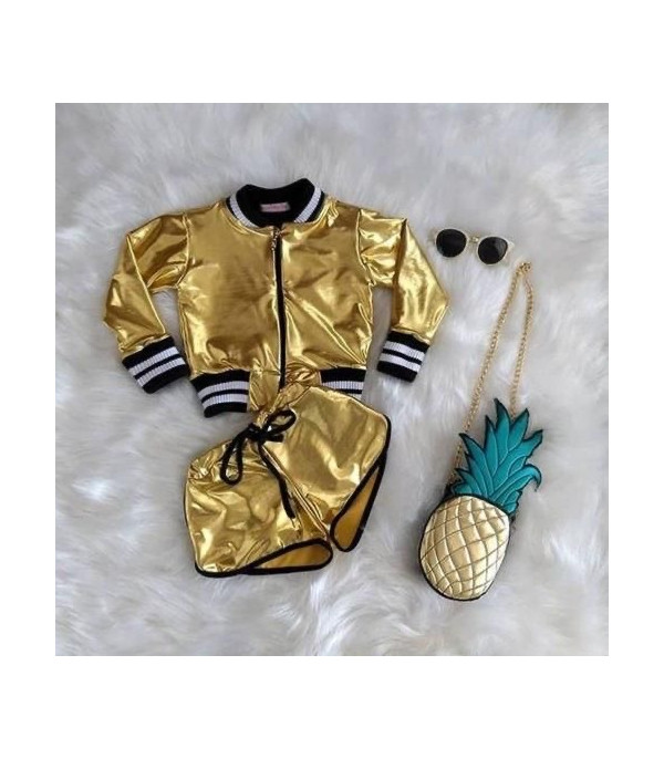 Completo sporty gold baby