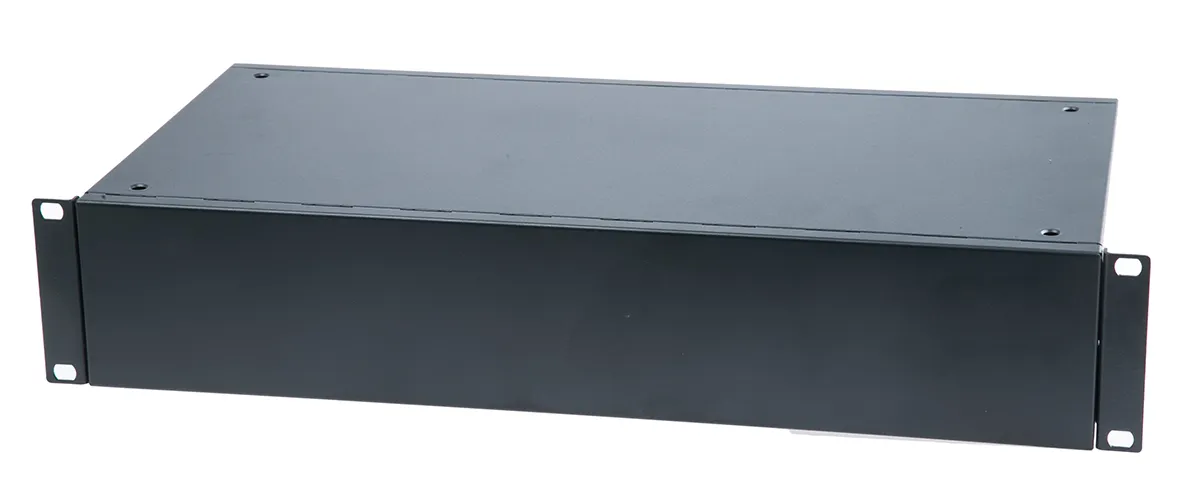 Contenitore 19" montaggio rack nVent SCHROFF 2U 88 x 444 x 221mm, in Acciaio, col. Grigio