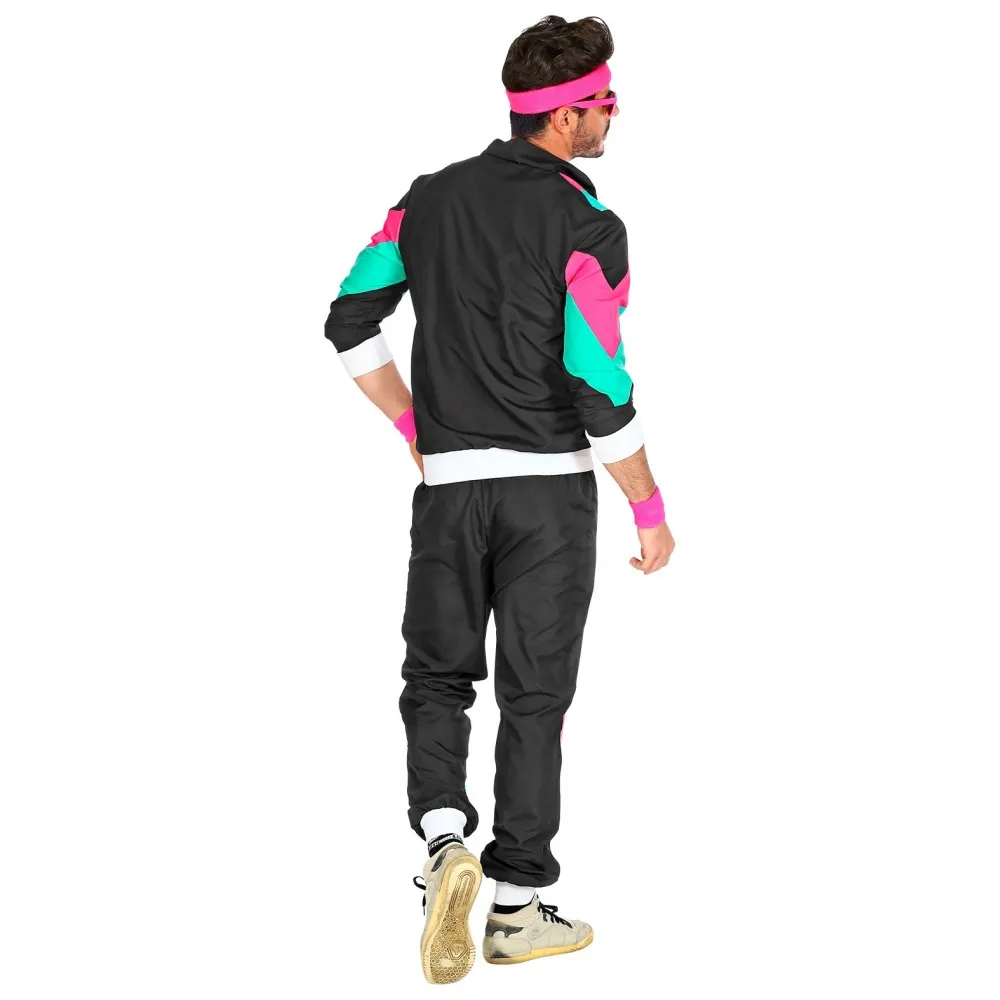 Costume Tuta Anni 80 Unisex per Feste a Tema, Taglia L, Adulto