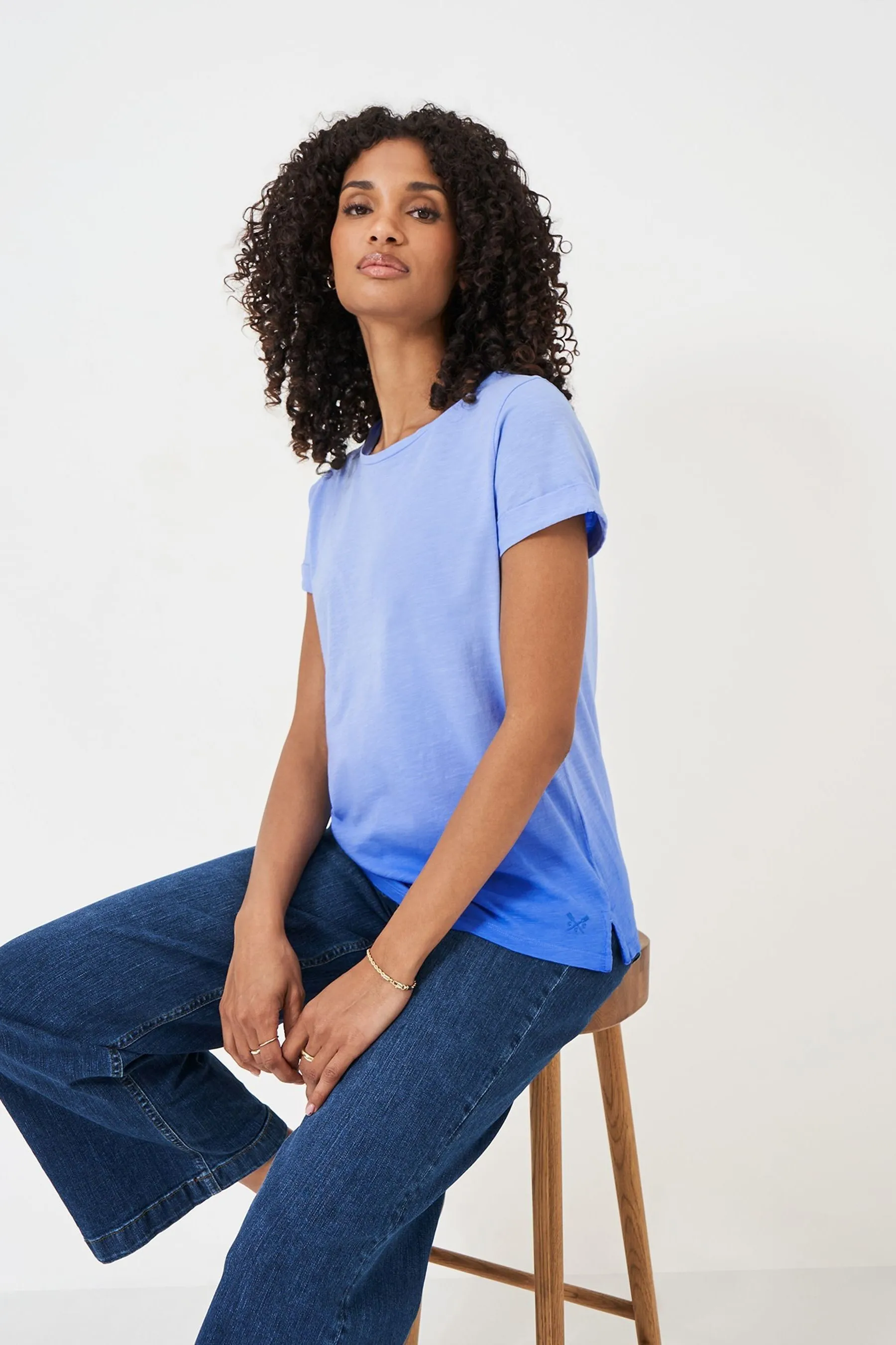 Crew Clothing Scuro Maglietta in cotone    