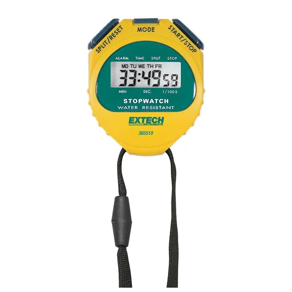 Cronometro Digitale Cronometro da tasca Giallo Extech Batteria