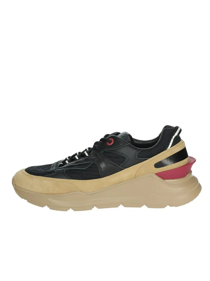 D.A.T.E.  SNEAKERS BASSA M391-FG-MT-EK NERO/BEIGE