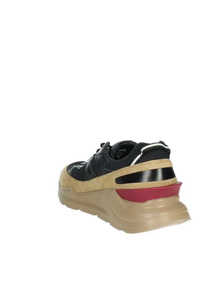 D.A.T.E.  SNEAKERS BASSA M391-FG-MT-EK NERO/BEIGE