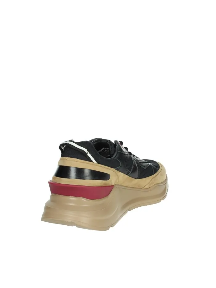 D.A.T.E.  SNEAKERS BASSA M391-FG-MT-EK NERO/BEIGE