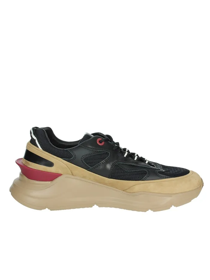 D.A.T.E.  SNEAKERS BASSA M391-FG-MT-EK NERO/BEIGE