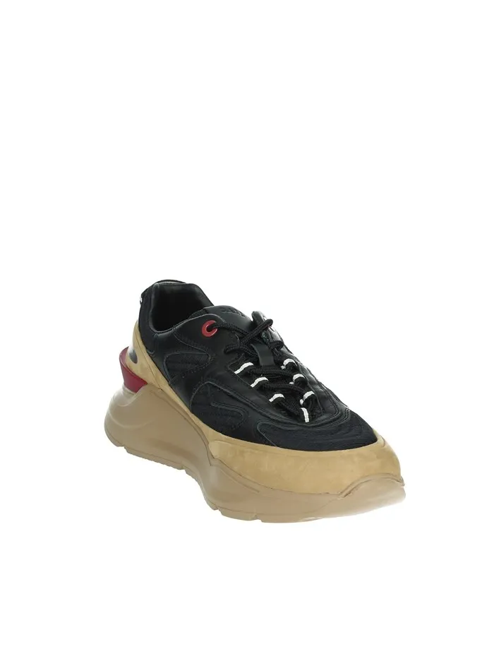 D.A.T.E.  SNEAKERS BASSA M391-FG-MT-EK NERO/BEIGE