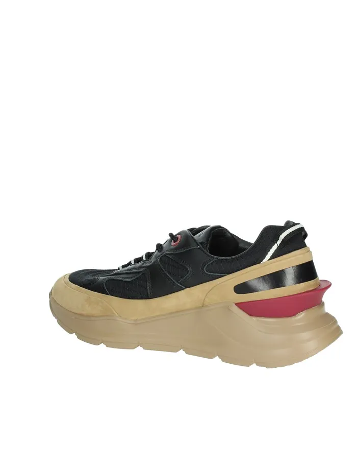D.A.T.E.  SNEAKERS BASSA M391-FG-MT-EK NERO/BEIGE