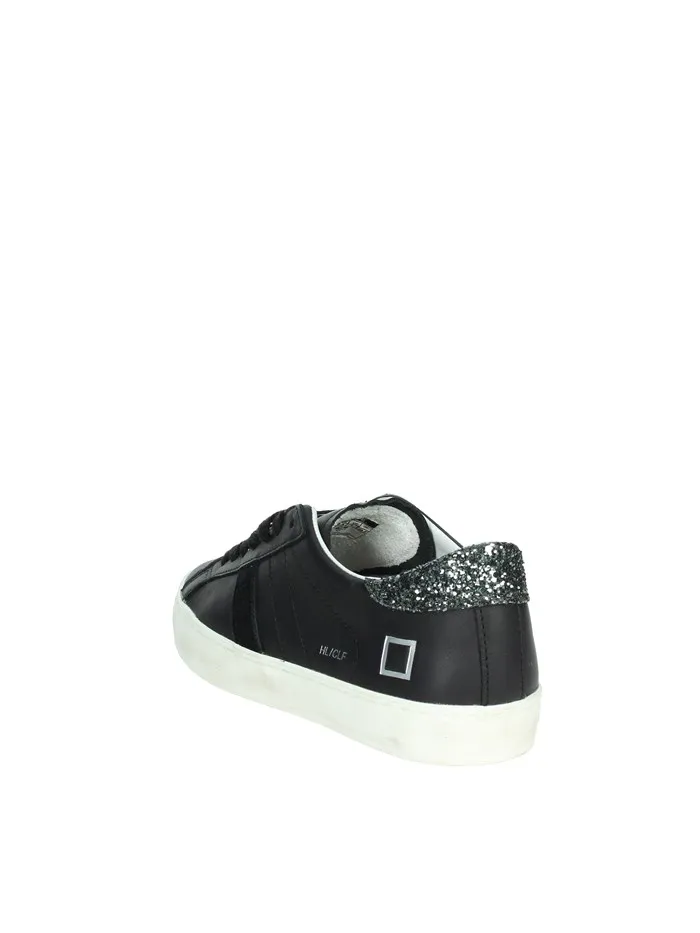 D.A.T.E.  SNEAKERS BASSA W391-HL-CA-BK NERO