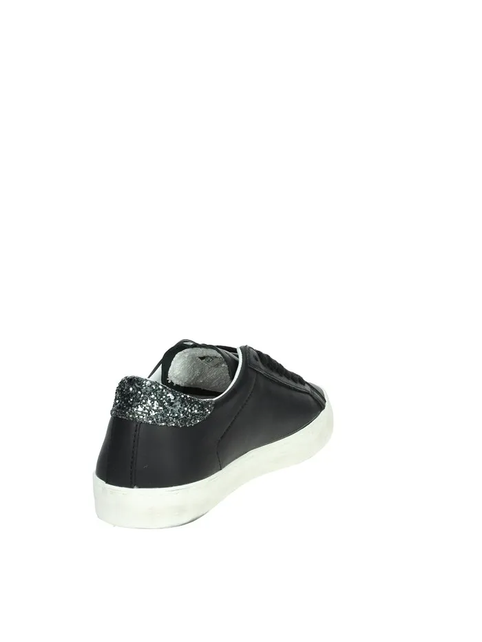D.A.T.E.  SNEAKERS BASSA W391-HL-CA-BK NERO