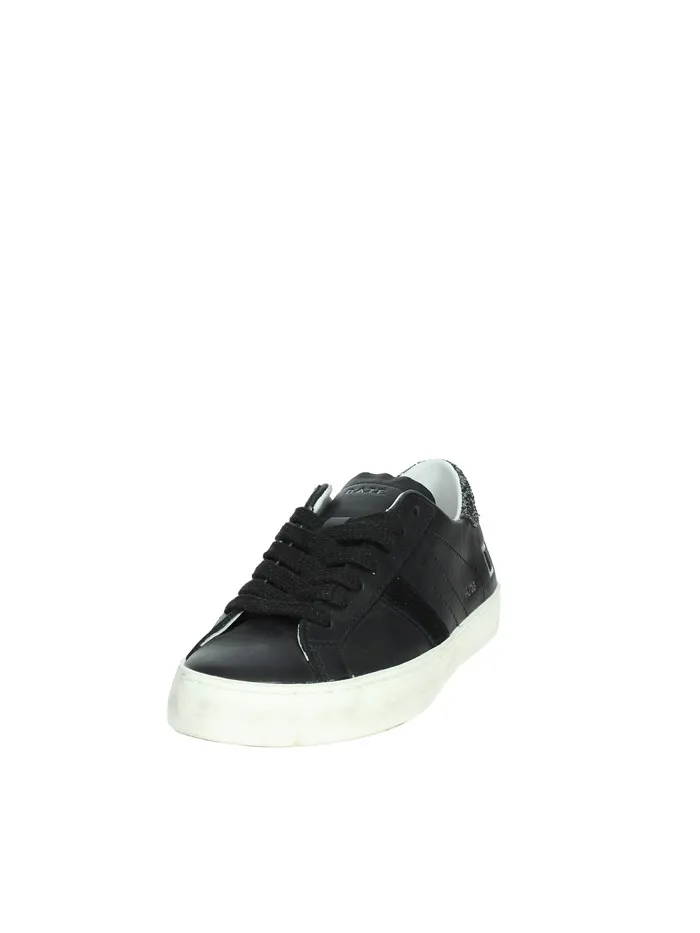 D.A.T.E.  SNEAKERS BASSA W391-HL-CA-BK NERO