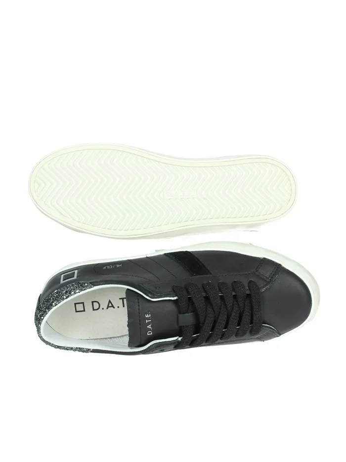 D.A.T.E.  SNEAKERS BASSA W391-HL-CA-BK NERO