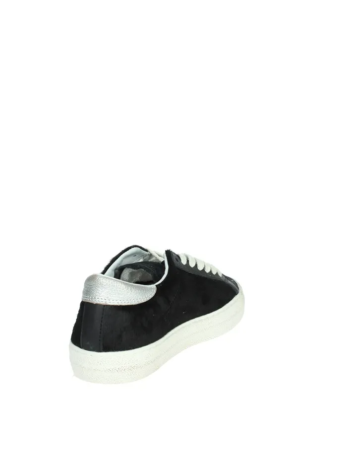 D.A.T.E.  SNEAKERS BASSA W391-HL-PN-DV NERO