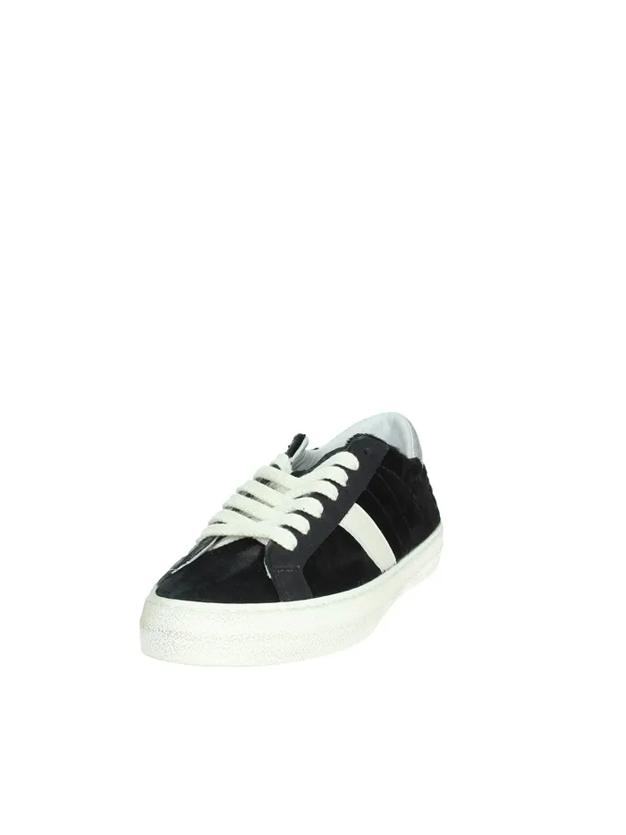 D.A.T.E.  SNEAKERS BASSA W391-HL-PN-DV NERO