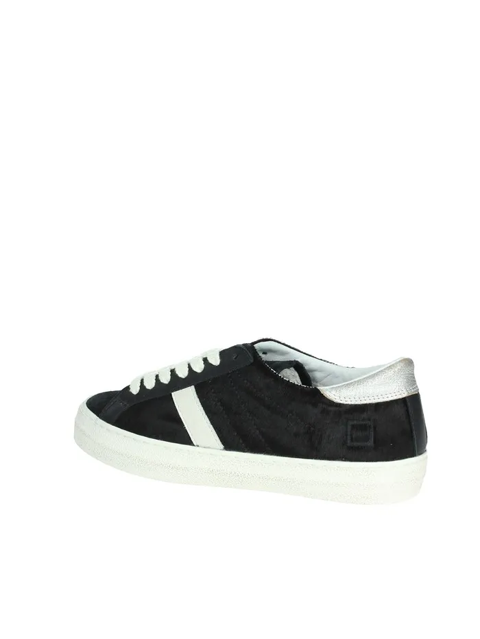 D.A.T.E.  SNEAKERS BASSA W391-HL-PN-DV NERO
