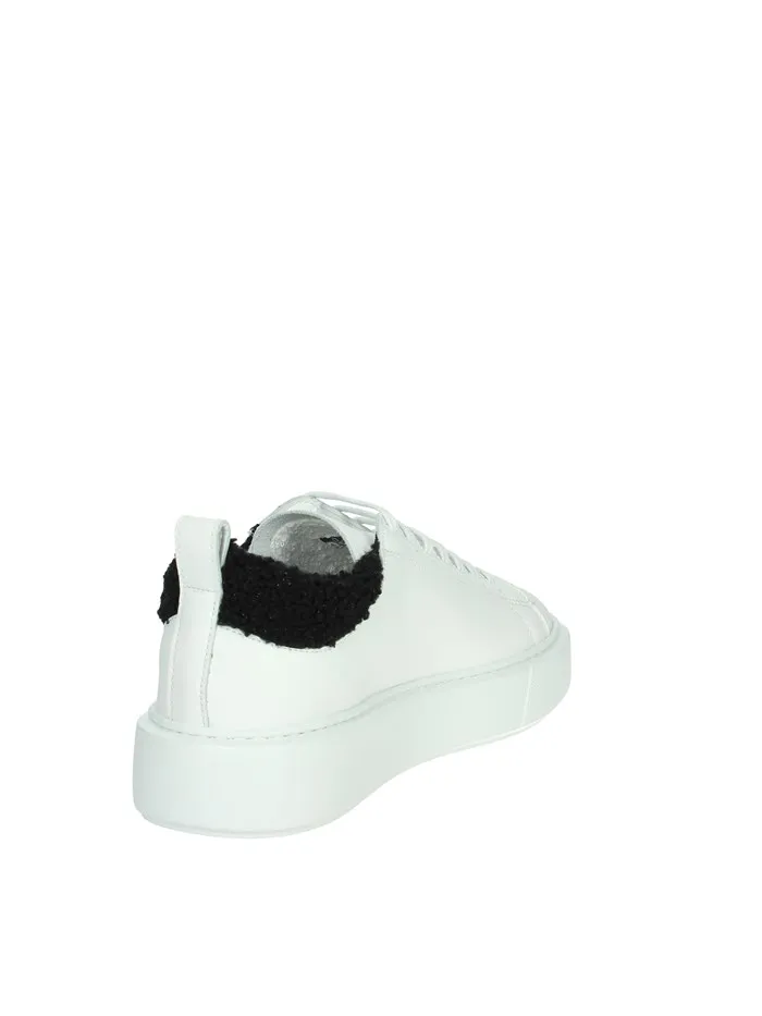 D.A.T.E.  SNEAKERS BASSA W391-SF-TC-WB BIANCO/NERO