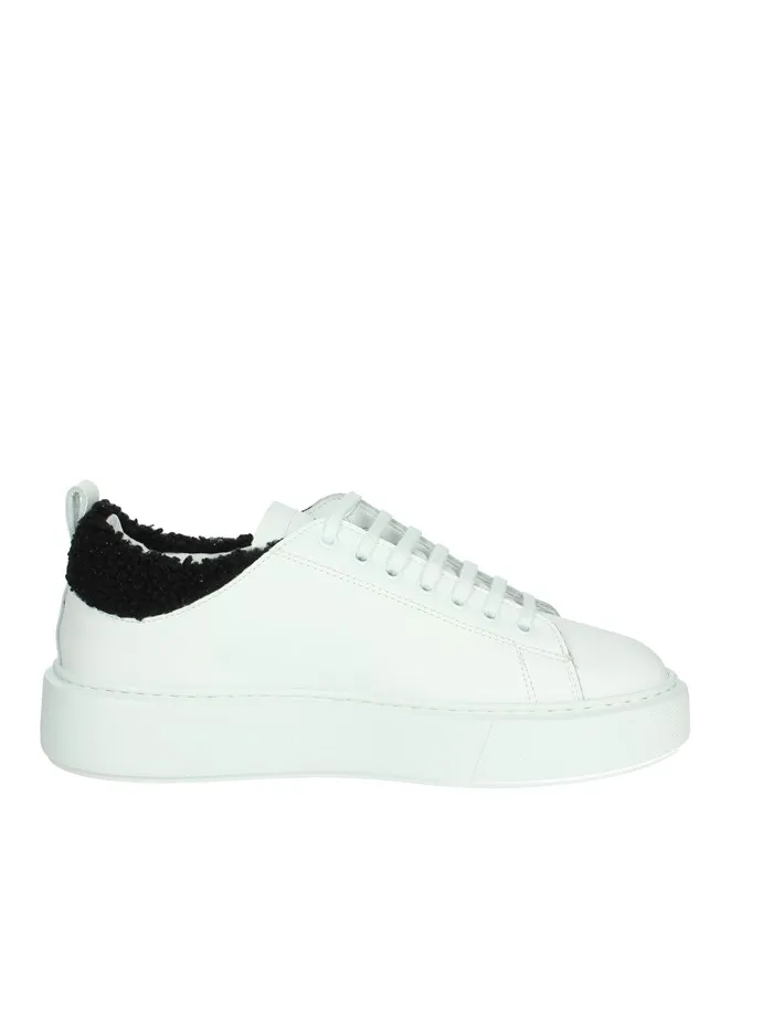 D.A.T.E.  SNEAKERS BASSA W391-SF-TC-WB BIANCO/NERO