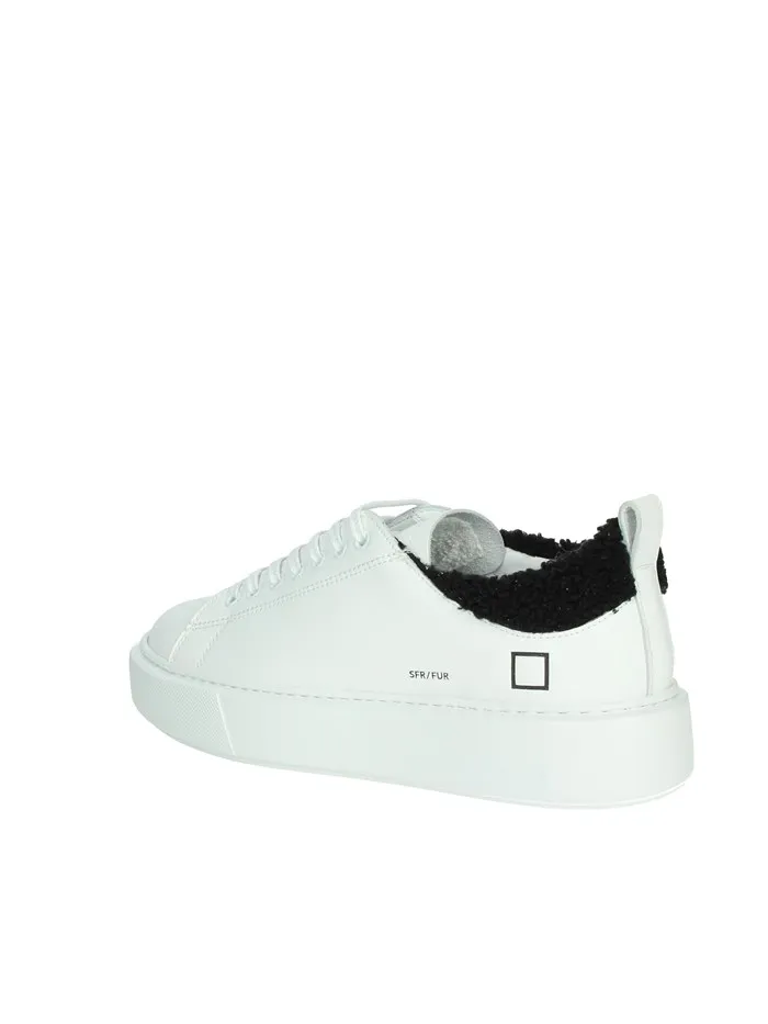 D.A.T.E.  SNEAKERS BASSA W391-SF-TC-WB BIANCO/NERO