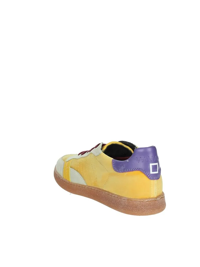 D.A.T.E.  SNEAKERS BASSA W391-SL-VE-GL GIALLO